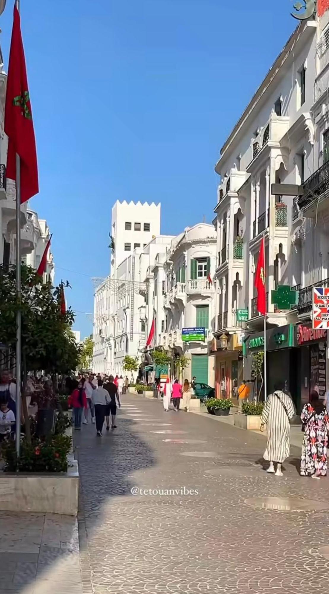 Joli Appart Avec Terrasse Au Centre Ville Tetuão Exterior foto